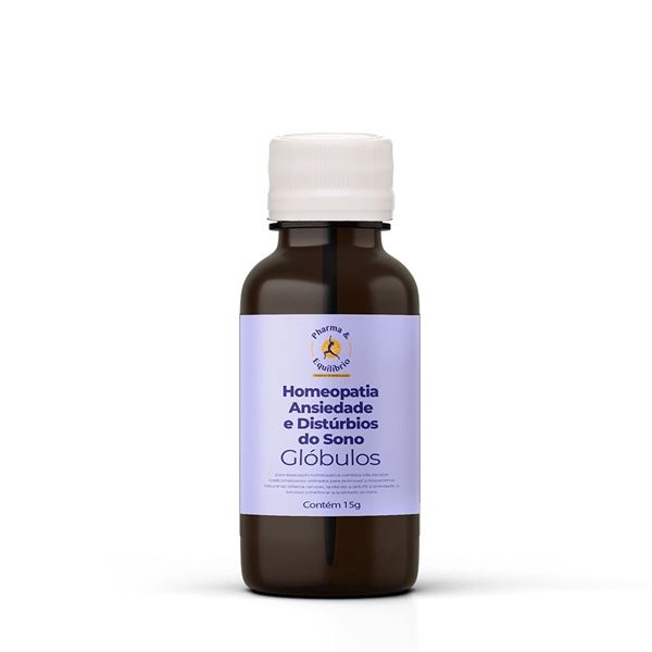 Homeopatia Ansiedade e Distúrbios do Sono Glóbulos 15g