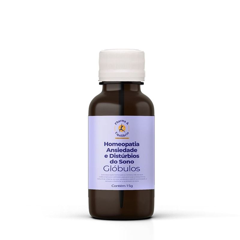 Homeopatia Ansiedade e Distúrbios do Sono Glóbulos 15g
